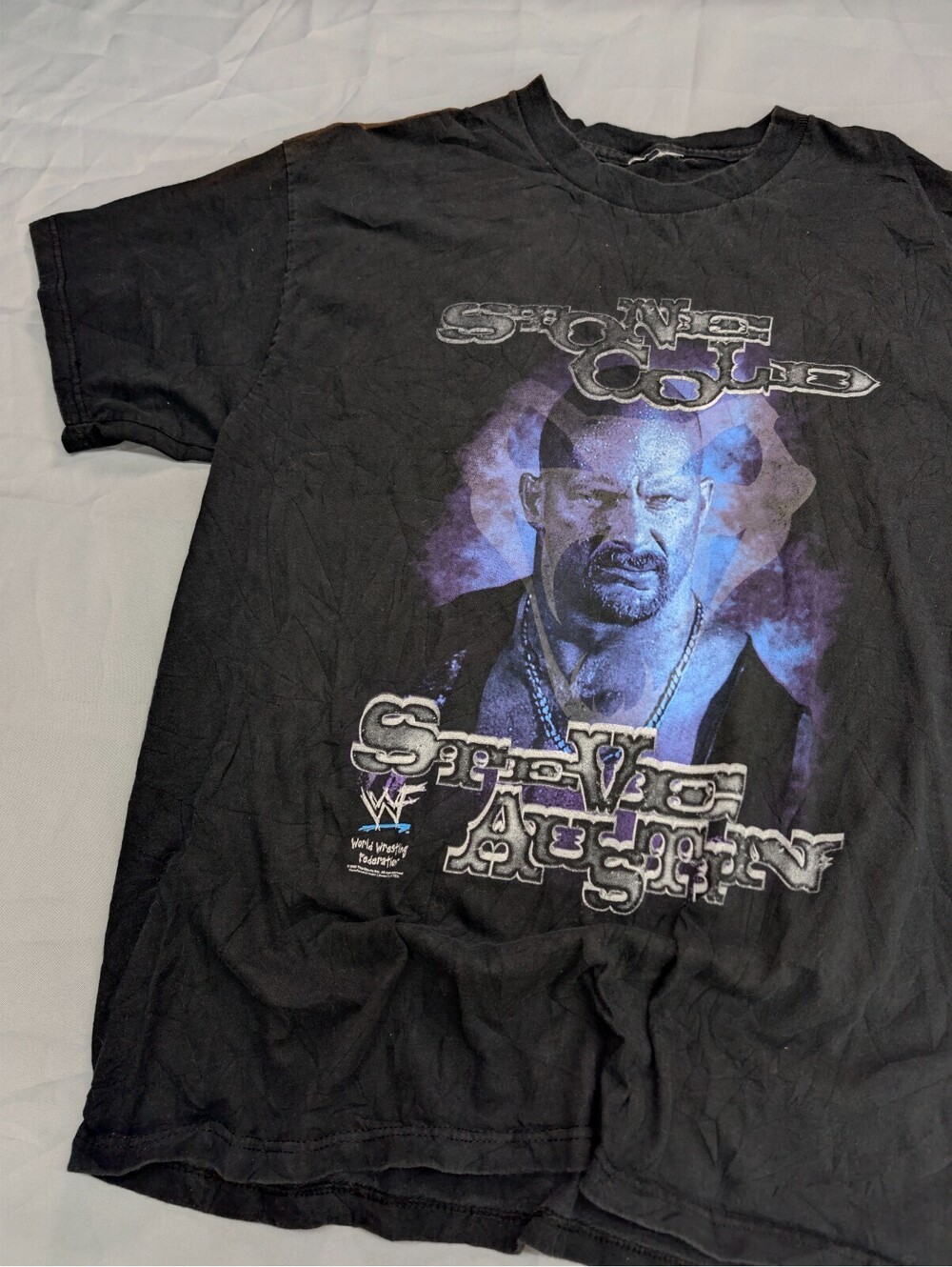 Stone Cold Steve Austin WWF Shirt Vintage 1999 Black XL Tee